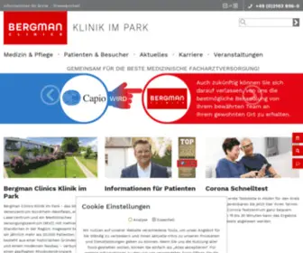 Klinik-IM-Park.de(Die Bergman Clinics Klinik im Park) Screenshot