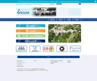 Klinika-Golnik.si(Klinika Golnik) Screenshot