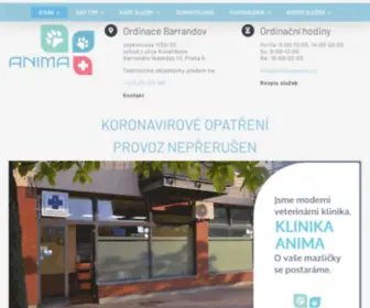 Klinikaanima.cz(O nás) Screenshot