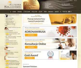 Klinikakolasinski.pl Screenshot