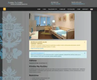 Klinikanakosiku.cz(Klinika Na Košíku) Screenshot