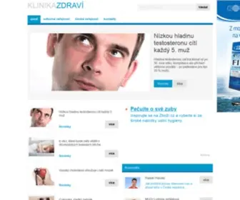 Klinikazdravi.cz(Úvodní strana) Screenshot