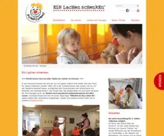 Klinikclowns.de(Einrichtungen für Menschen mit Behinderungen) Screenshot