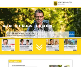 Kliniken-Neutrauchburg.de(Kliniken Neutrauchburg :: Ein StĂźck Leben) Screenshot