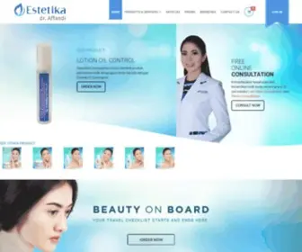 Klinikestetika.com(Klinik Kecantikan & Konsultasi Dokter Kulit Online Jakarta) Screenshot