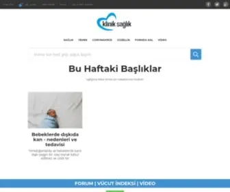 Kliniksaglik.com(Klinik Sağlık) Screenshot