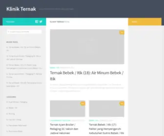 Klinikternak.com(Klinik Ternak) Screenshot