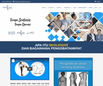 Kliniktulangbelakang.com(Terapi Skoliosis Tanpa Operasi) Screenshot