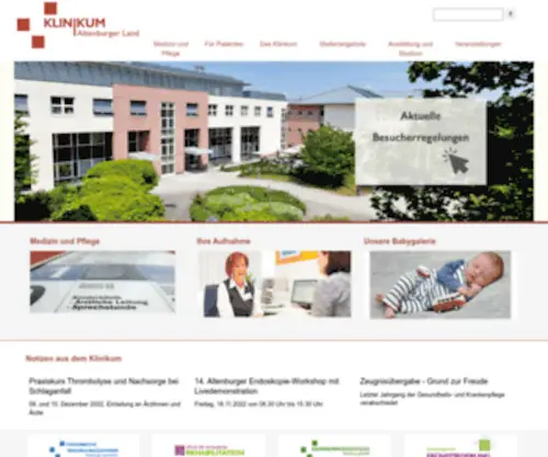Klinikum-Altenburgerland.de(Klinikum Altenburger Land) Screenshot