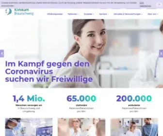 Klinikum-Braunschweig.de(Willkommen) Screenshot