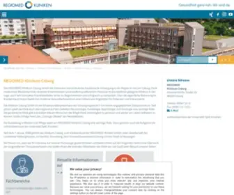 Klinikum-Coburg.de(REGIOMED KLINIKEN GmbH) Screenshot