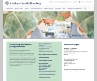 Klinikum-Hersfeld-Rotenburg.de(Klinikum Hersfeld Rotenburg) Screenshot