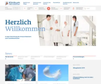 Klinikum-Wegr.at(Herzlich Willkommen) Screenshot