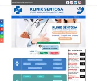 Klinikutamasentosa.net(企業案件やテレビ出演などのサポートを受けられる) Screenshot