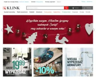 Klink.pl(Producent kamienia naturalnego i płytek ceramicznych) Screenshot