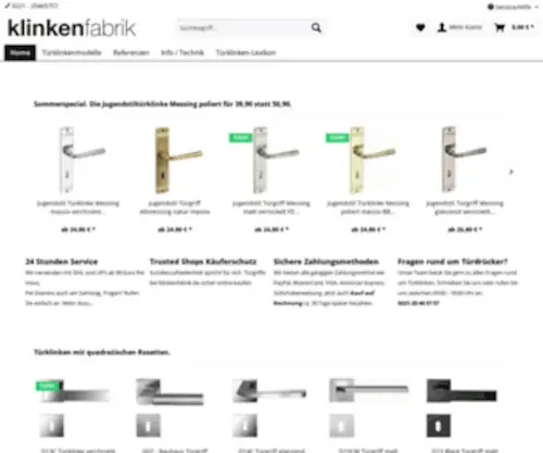 Klinkenfabrik.de(Türklinken) Screenshot