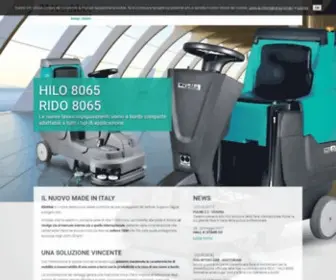 Klinmak.com(Klinmak è una giovane azienda italiana di macchine e prodotti per la pulizia professionale) Screenshot