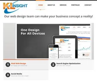 Klinsight.com(Kingston Web Design) Screenshot