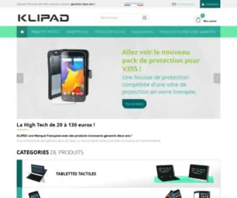 Klipad.fr(KLIPAD Tablettes tactiles et smartphones) Screenshot