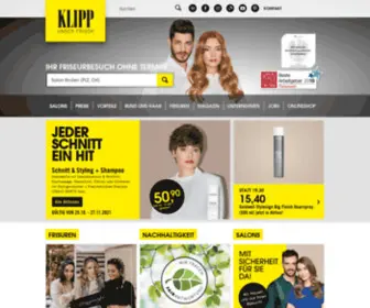 Klipp.co.at(KLIPP Frisör) Screenshot