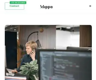 Klippa.com(Klippa helpt bedrijven met AI powered software) Screenshot