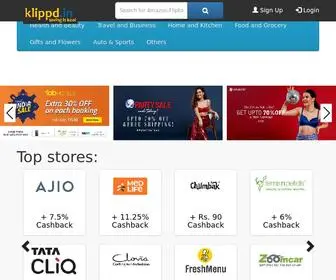 Klippd.in(Coupons, Cashback, Offers & Promo Code onSites) Screenshot