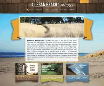 Klipsanbeachcottages.com(Klipsan Beach Cottages) Screenshot