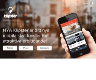 Klipster.se(Erbjudanden omkring dig) Screenshot