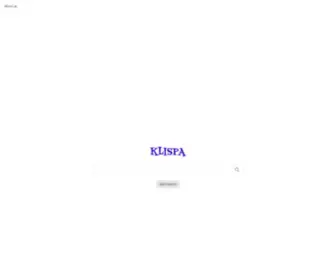 Klispa.net(Start search) Screenshot