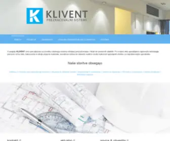 Klivent.si(Responsive Joomla movie template for Joomla 2.5 and Joomla 3) Screenshot