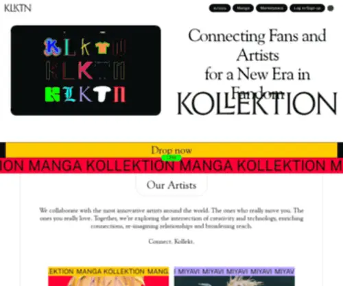 KLKTN.com(Connecting Fans and Artists for a New Era in Fandom) Screenshot