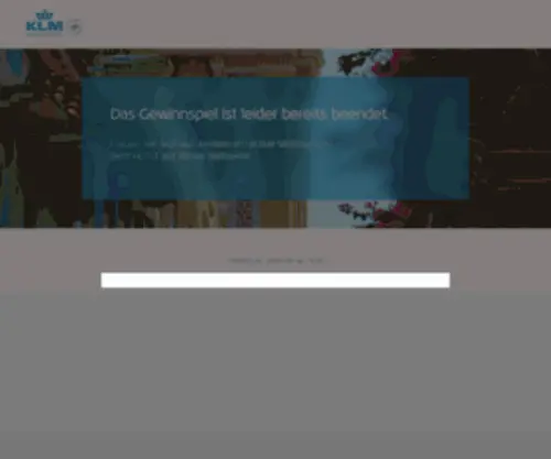 KLM-Gewinnspiel.de(Schottland Gewinnspiel 2014) Screenshot