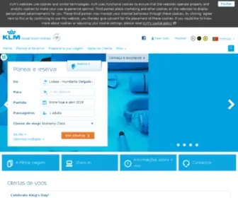 KLM.pt(Klm royal dutch airlines) Screenshot