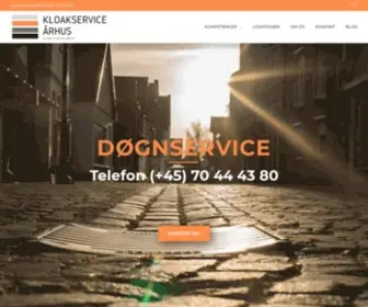 Kloakservice-AArhus.dk(Kloakservice AArhus) Screenshot