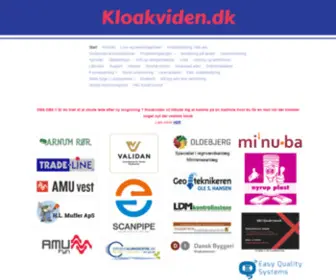 Kloakviden.dk(Kloak) Screenshot