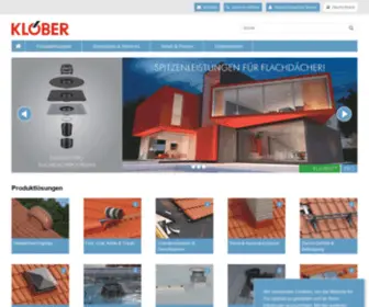 Klober.com(Klöber) Screenshot