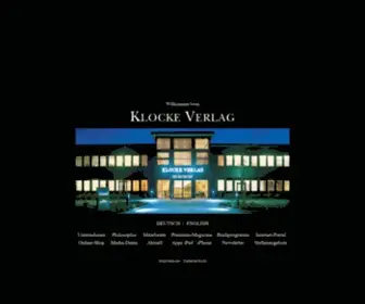 Klocke-Verlag.de(Ein einzigartiges Portfolio an Special) Screenshot