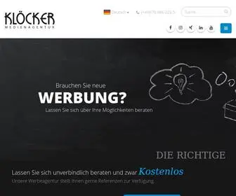 Kloecker.ac(Die Medienagentur Klöcker) Screenshot