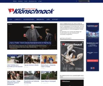 Kloenschnack.de(Hamburger Klönschnack) Screenshot