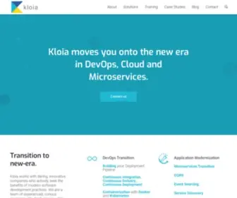 Kloia.com(Your Partner in DevOps) Screenshot