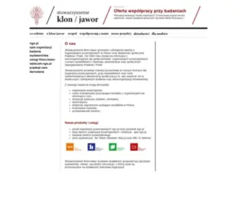 Klon.org.pl(Klon) Screenshot
