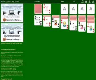 Klondikesolitairehq.com(Klondike Solitaire HQ) Screenshot