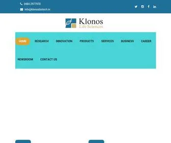 Klonosbiotech.in(Klonos Lifesciences) Screenshot