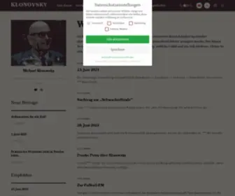 Klonovsky.de(Michael Klonovsky) Screenshot