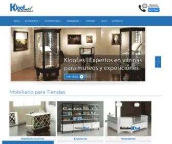 Kloof.es(Mobiliario para Tiendas y Muebles para comercios) Screenshot