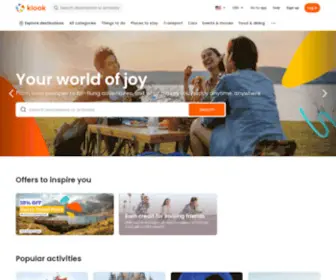 Klook.com(Klook Travel) Screenshot