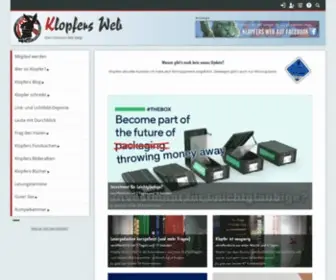 Klopfers-Web.de(Humor und Satire) Screenshot