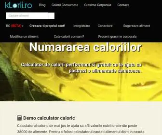Klorii.ro(Calculator de calorii) Screenshot