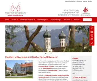 Kloster-Benediktbeuern.de(Zentrum für Umwelt und Kultur) Screenshot