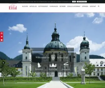 Kloster-Ettal.de(Benediktinerabtei Kloster Ettal) Screenshot